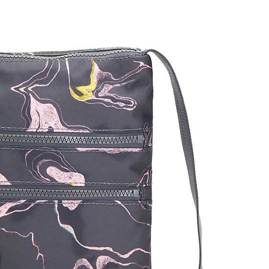 Kipling Alvar Printed Crossbody Veske Grå Multicolor | NO 2147OK